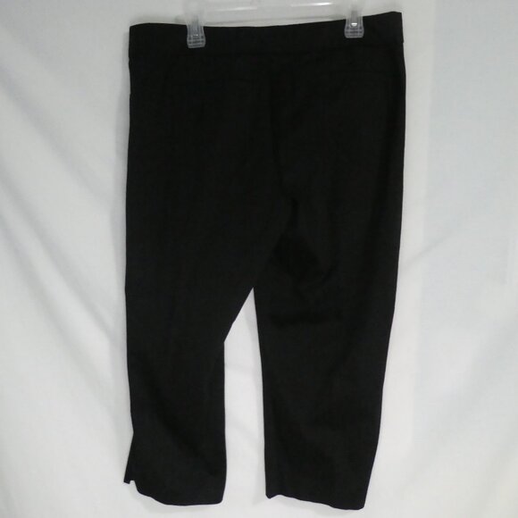 LEE - Style Up | 14 medium | Black Capri Pants | Slit Bottom Sides | NWOT - Picture 2 of 16
